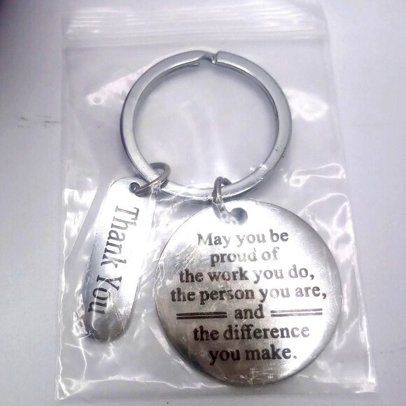 Inspirational Tumbler 12 Oz Black Stainless-Steel Straw Brush Keychain Set - Picture 3 of 5